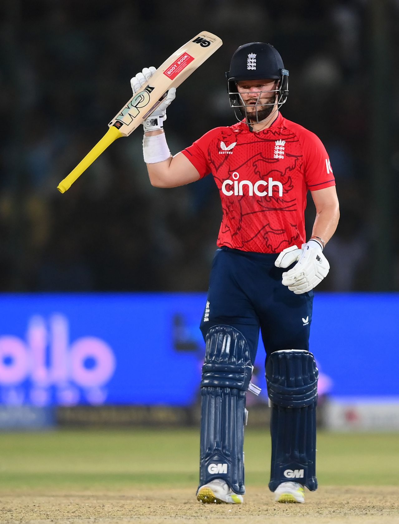 Ben Duckett raise his bat on reaching fifty, Pakistan vs England, 3rd T20I, Karachi, September 23, 2022