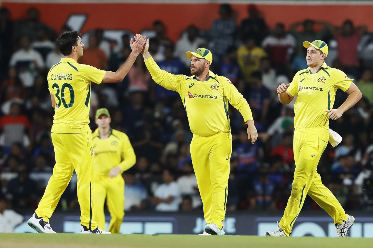 Pat Cummins bowled a slower length ball to have Hardik Pandya sky one up, India vs Australia, 2nd T20I, Nagpur, September 23, 2022