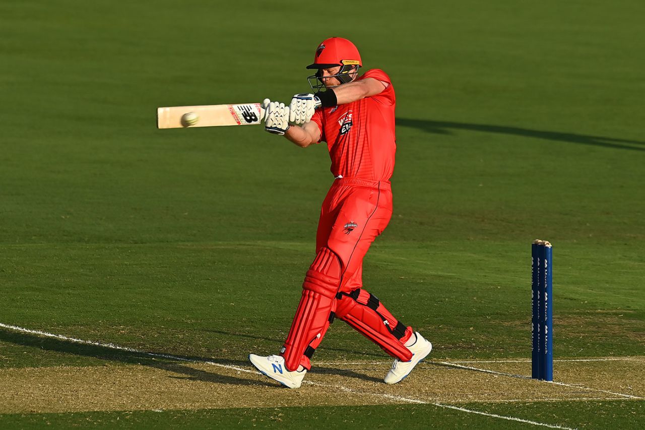 Nathan McAndrew goes after a short ball, Queensland vs South Australia, Marsh Cup, Allan Border Field, September 26, 2022