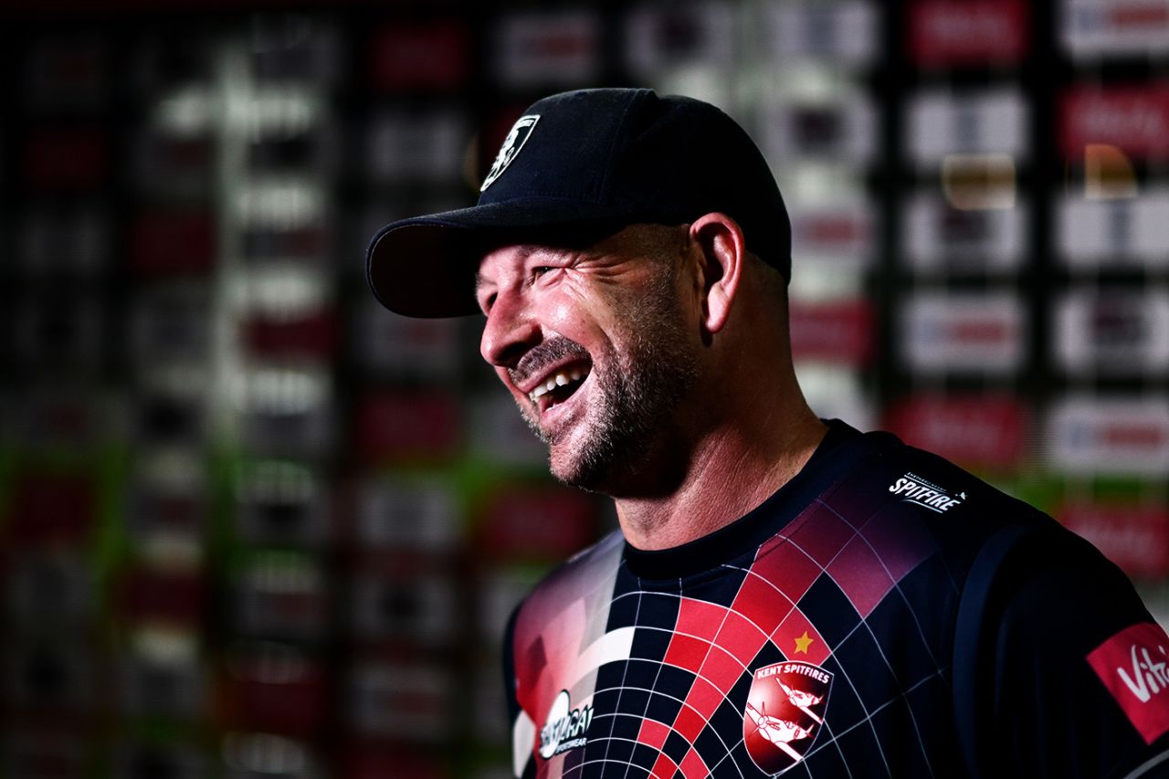 Darren Stevens smiles, Somerset vs Kent, Final, Vitality T20 Blast Finals Day, Edgbaston, September 18, 2021