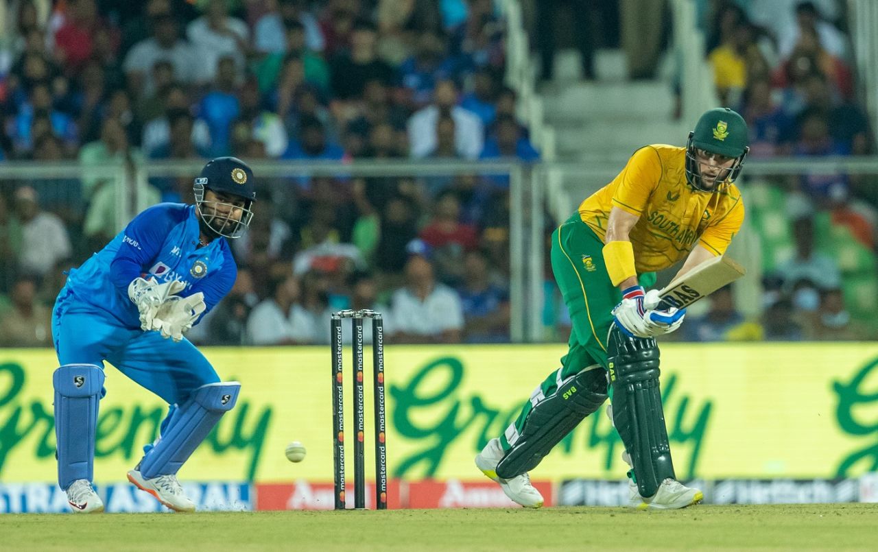Wayne Parnell made a 37-ball 24, India vs South Africa, 1st T20I, Thiruvananthapuram, September 28, 2022