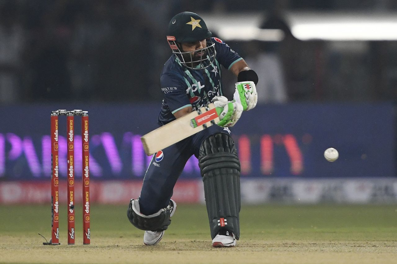 Mohammad Rizwan made his fourth half-century of the series, Pakistan vs England, 5th T20I, Lahore, September 28, 2022
