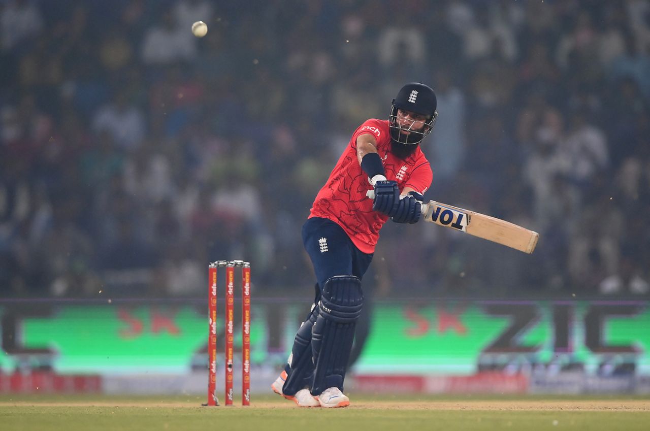 Moeen Ali struck a half-century, Pakistan vs England, 5th T20I, Lahore, September 28, 2022