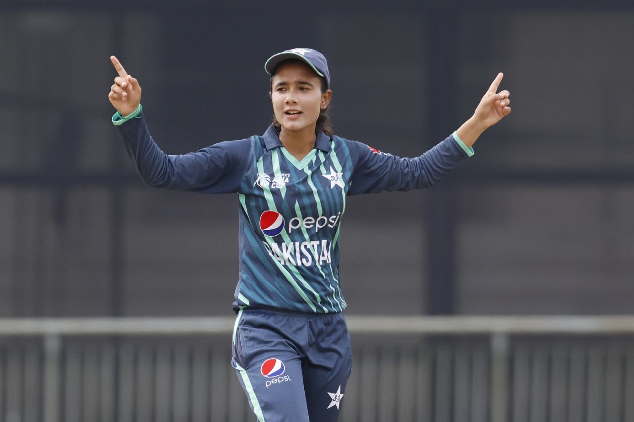 Tuba Hassan was among the wickets, Pakistan vs Malaysia, Women's Asia Cup, Sylhet, October 2, 2022