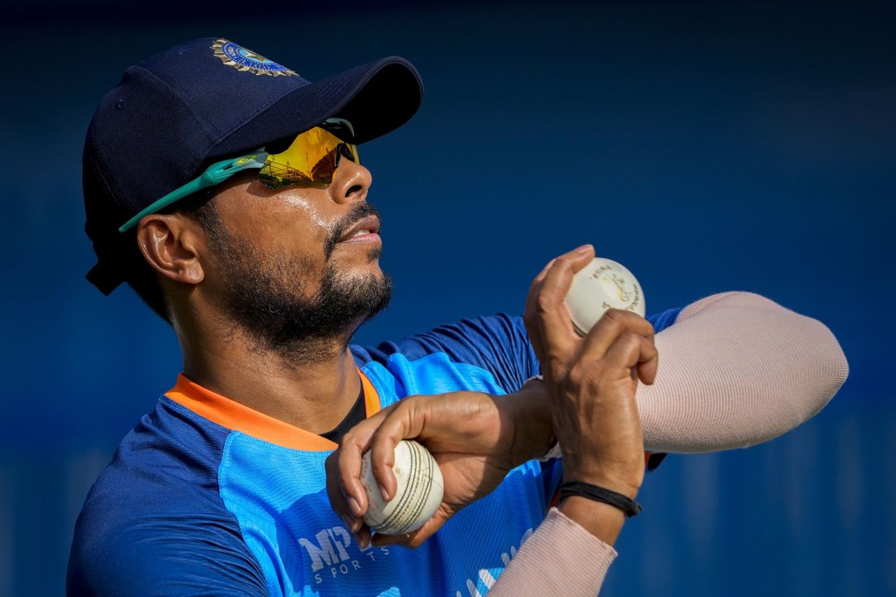 Umesh Yadav during a practice session, Guwahati, September 30, 2022