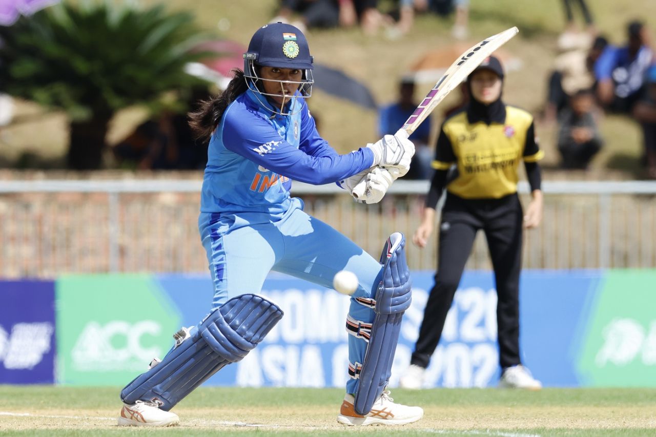 S Meghana guides one away, India vs Malaysia, Women's T20 Asia Cup 2022, Sylhet, October 3, 2022