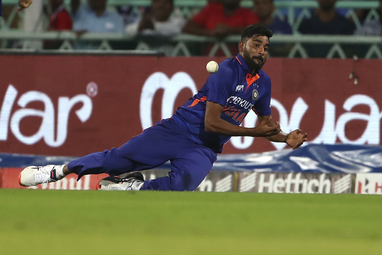 Mohammed Siraj dropped a catch, India vs South Africa, 1st ODI, Lucknow, October 6, 2022