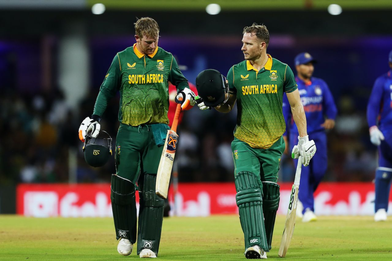 Heinrich Klaasen and David Miller put on an unbeaten 139-run stand, India vs South Africa, 1st ODI, Lucknow, October 6, 2022