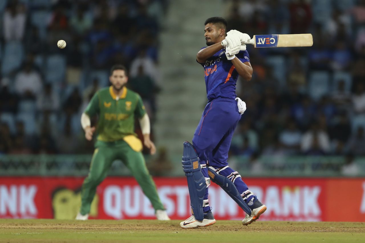 Shreyas Iyer counter-attacked after India's slow start, India vs South Africa, 1st ODI, Lucknow, October 6, 2022
