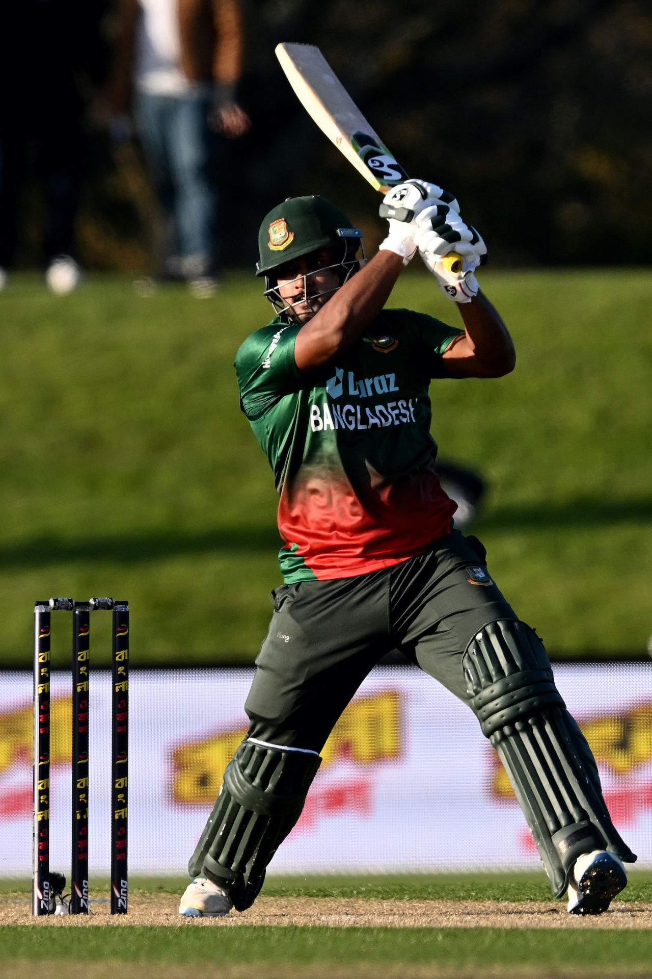 Yasir Ali's 21-ball 42 ended in vain, Bangladesh vs Pakistan, New Zealand T20I Tri-Series, Christchurch, October 7, 2022,