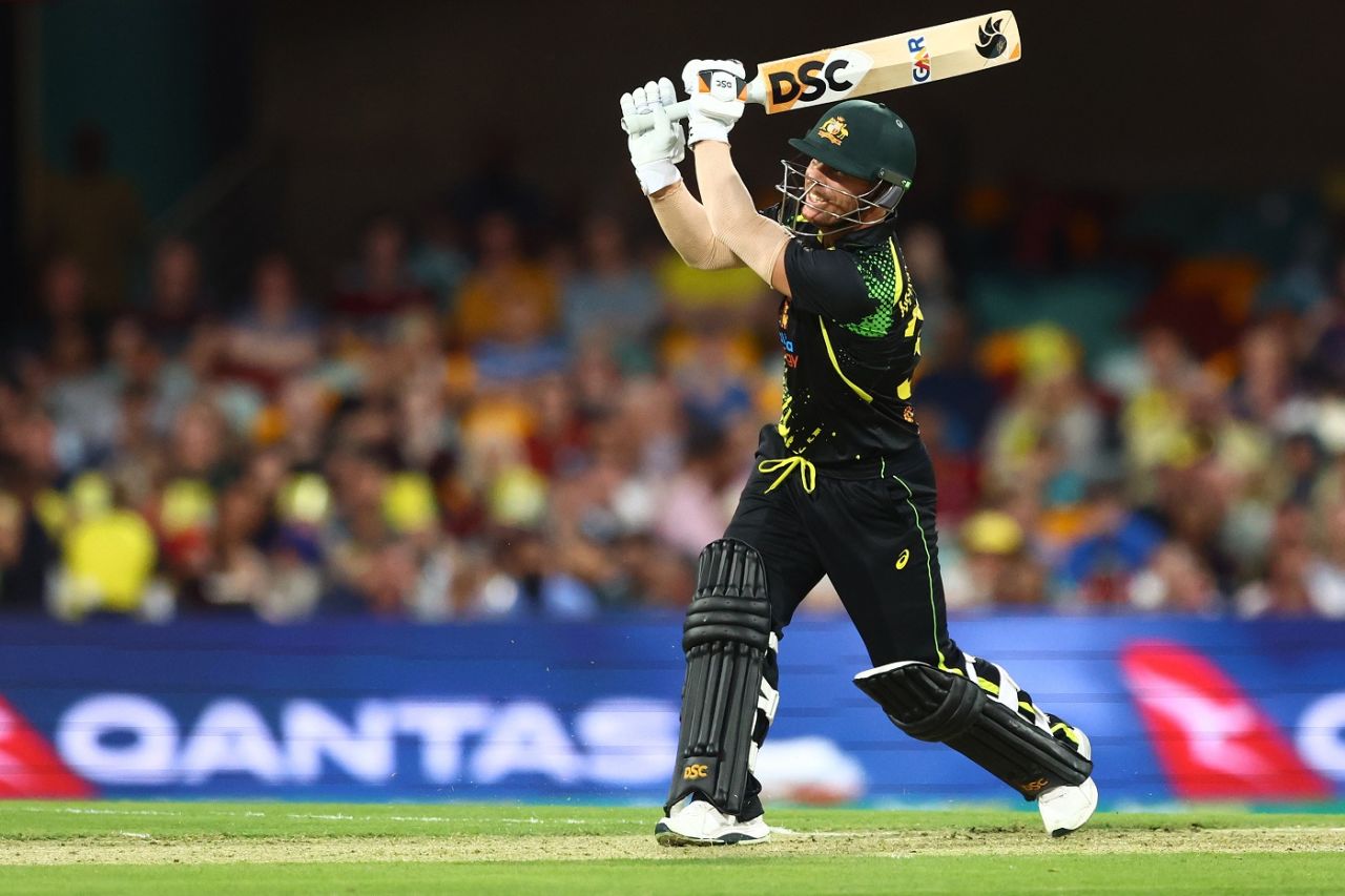 David Warner goes big, Australia vs West Indies, 2nd T20I, Brisbane, October 7, 2022