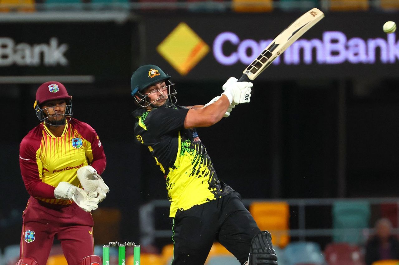 Tim David smoked 42 off 20 balls, Australia vs West Indies, 2nd T20I, Brisbane, October 7, 2022