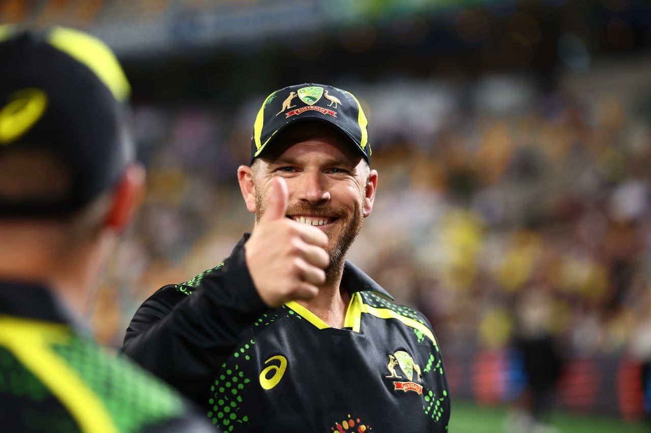 Aaron Finch is loving life, Australia vs West Indies, 2nd T20I, Brisbane, October 7, 2022