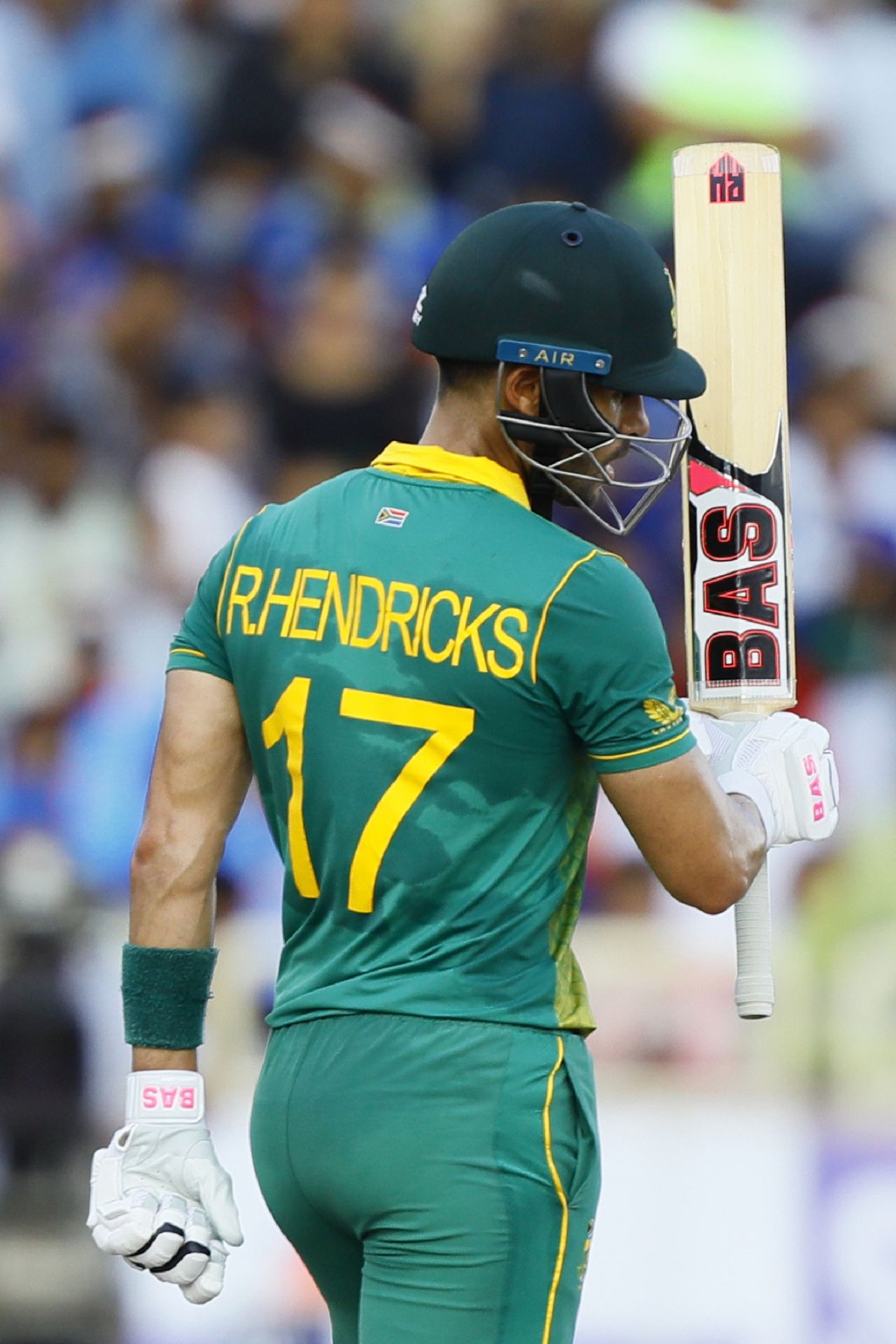 Nothing like the first wicket: Shahbaz Ahmed leaps after confirmation 