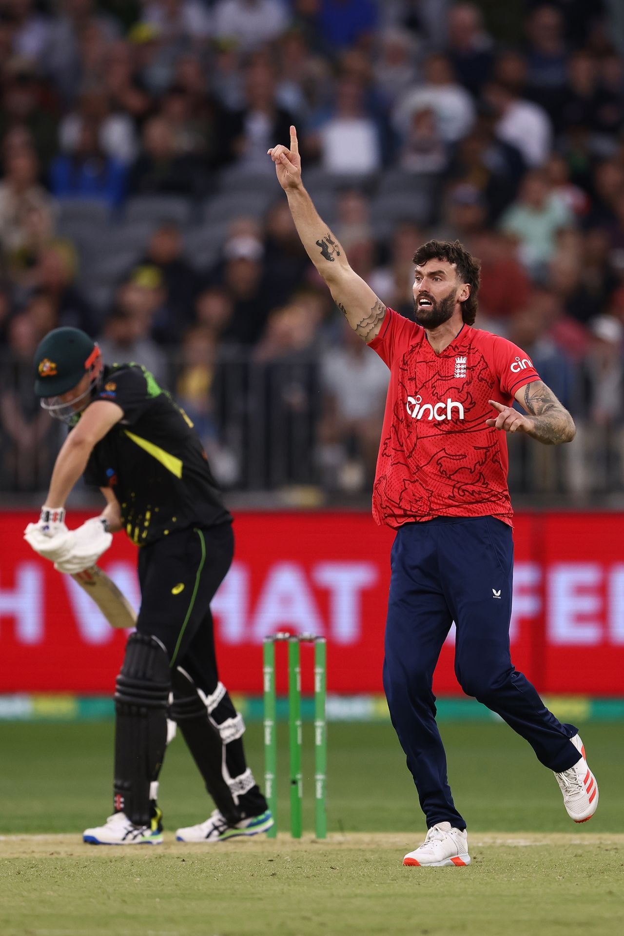 Reece Topley had Cameron Green caught behind on review, England vs Australia, 1st T20I, Perth, October 9, 2022