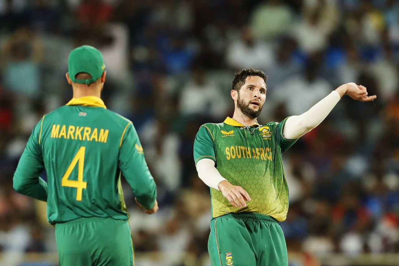 Wayne Parnell sent back Shikhar Dhawan, India vs South Africa, 2nd ODI, Ranchi, October 9, 2022
