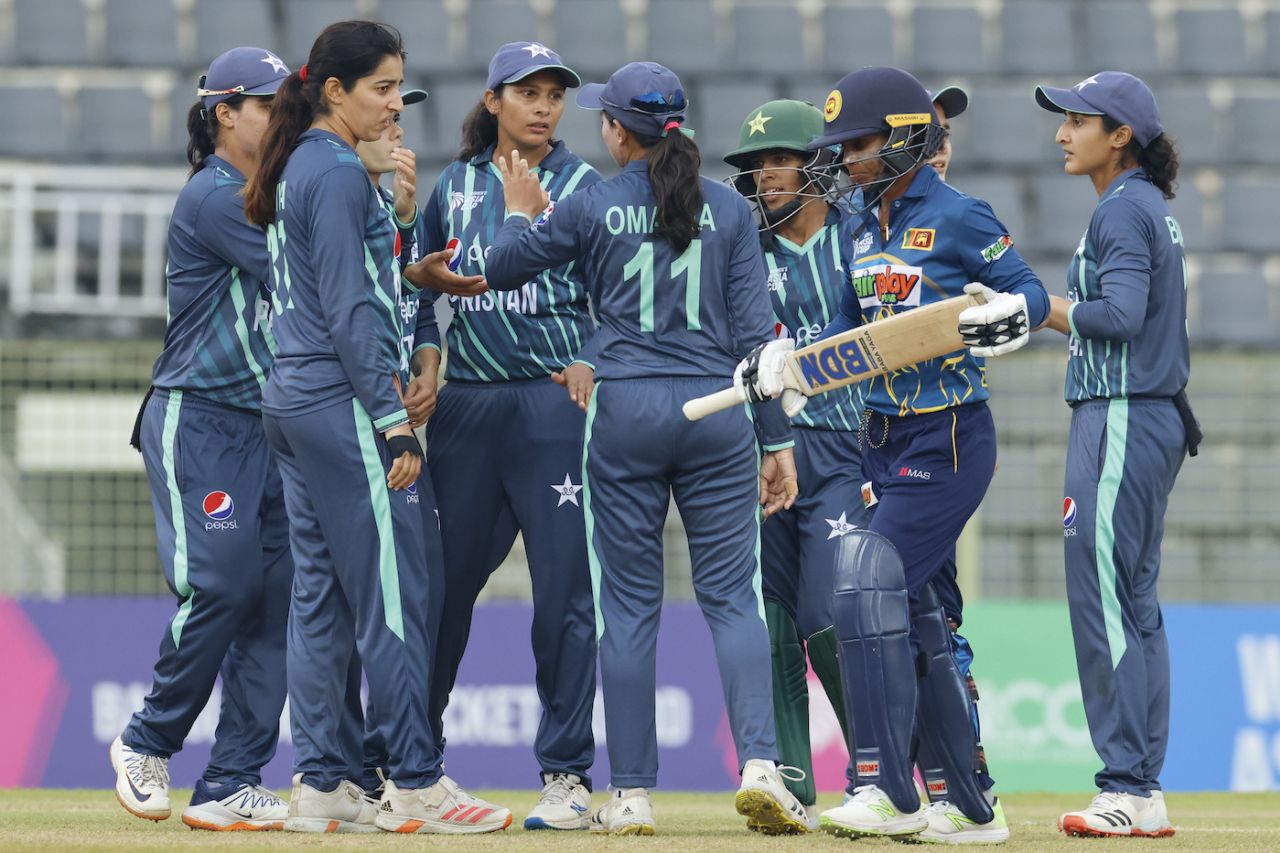 Omaima Sohail ran through the Sri Lanka middle order, Pakistan vs Sri Lanka, Women's Asia Cup, Sylhet, October 11, 2022