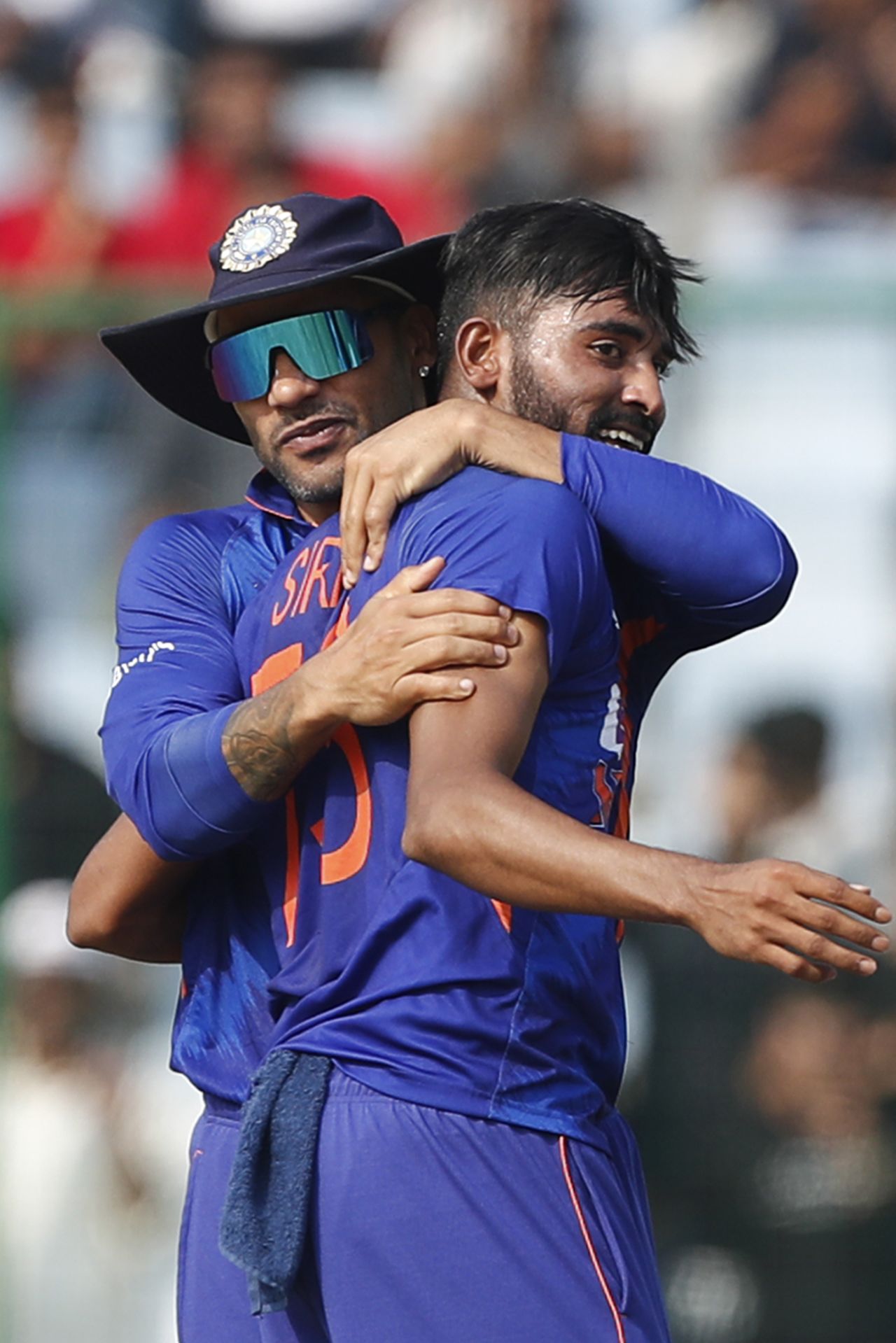 Mohammed Siraj sent back Janneman Malan and Reeza Hendricks with the short ball, India vs South Africa, 3rd ODI, Delhi, October 11, 2022