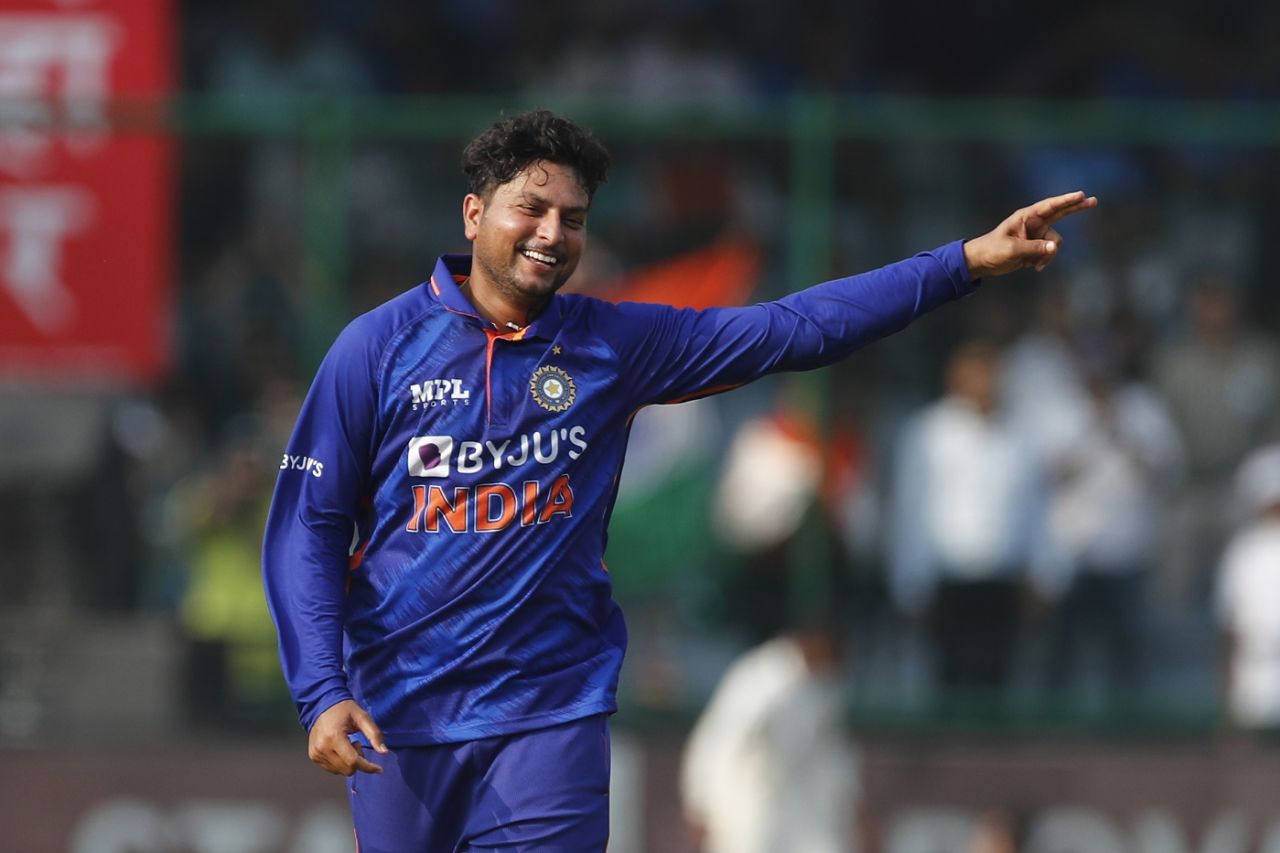 Kuldeep Yadav is delighted on dismissing Andile Phehlukwayo, India vs South Africa, 3rd ODI, Delhi, October 11, 2022