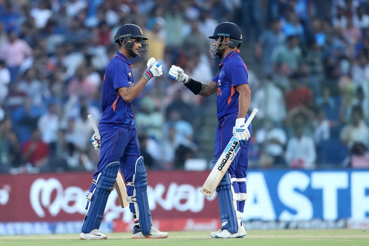Shubman Gill and Shikhar Dhawan started India's chase of 100, India vs South Africa, 3rd ODI, Delhi, October 11, 2022