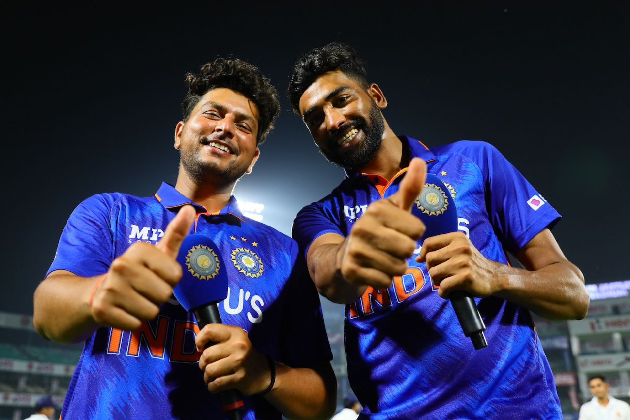 Kuldeep Yadav and Mohammed Siraj were two of India's big bowling stars, India vs South Africa, 3rd ODI, Delhi, October 11, 2022