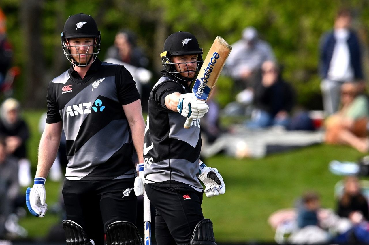 Glenn Phillips brought up a rapid half-century, New Zealand vs Bangladesh, 5th match, New Zealand tri-series, Christchurch, October 12, 2022