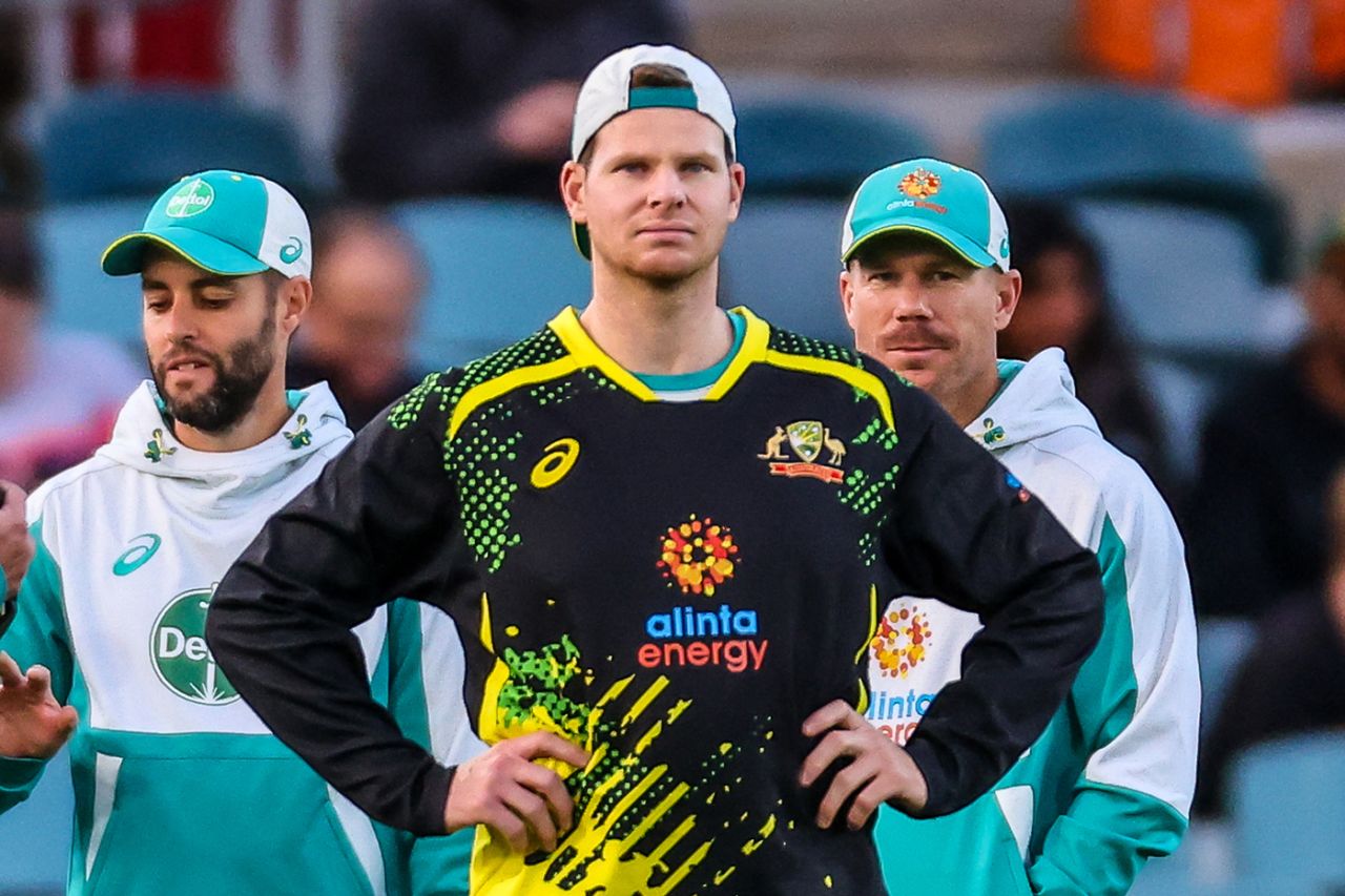 Steven Smith came into the XI for David Warner, Australia vs England, 3rd T20I, Canberra, October 14, 2022