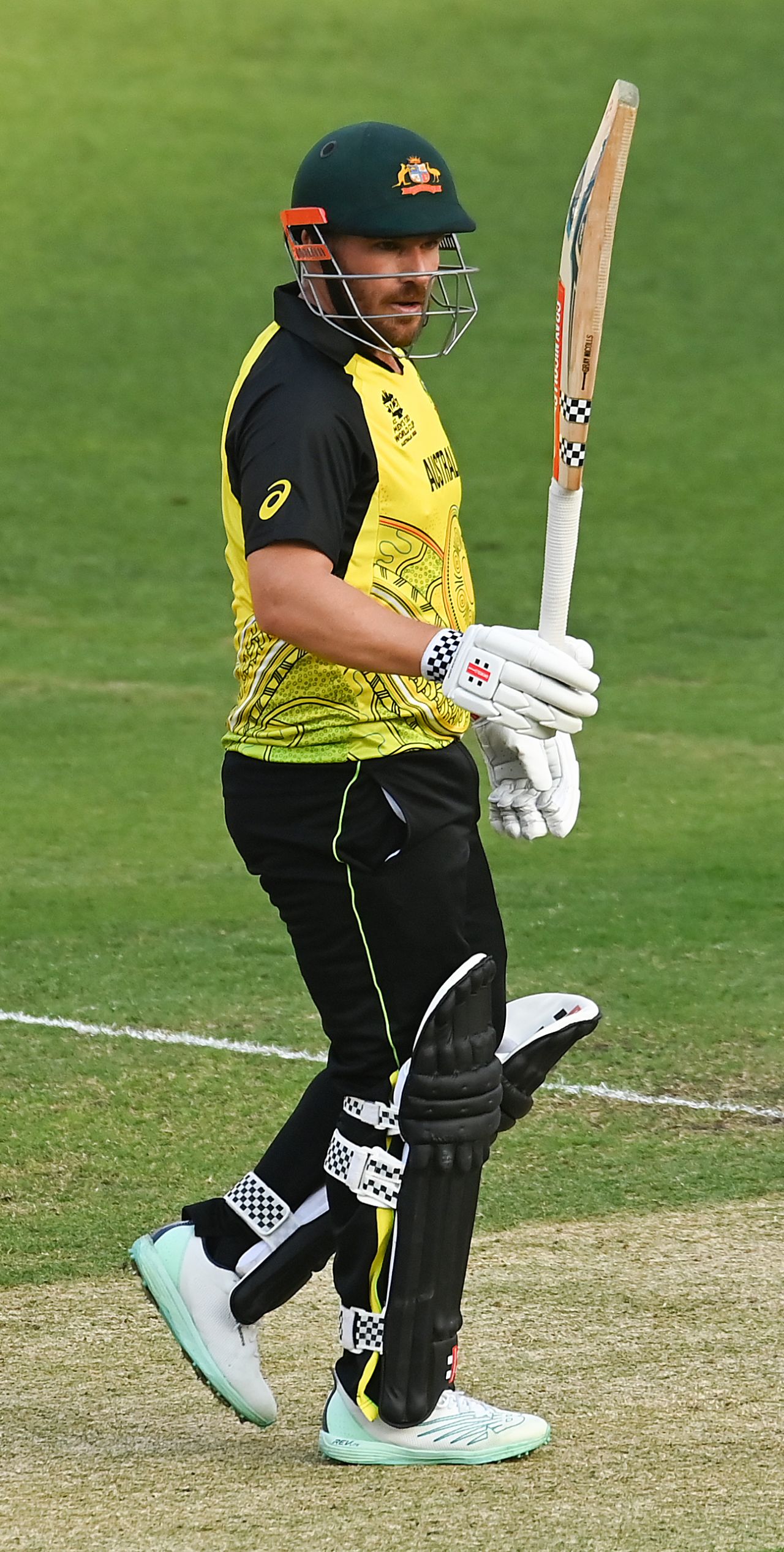 Aaron Finch brought up a 40-ball half-century, Australia vs India, T20 World Cup warm-up, Brisbane, October 17, 2022