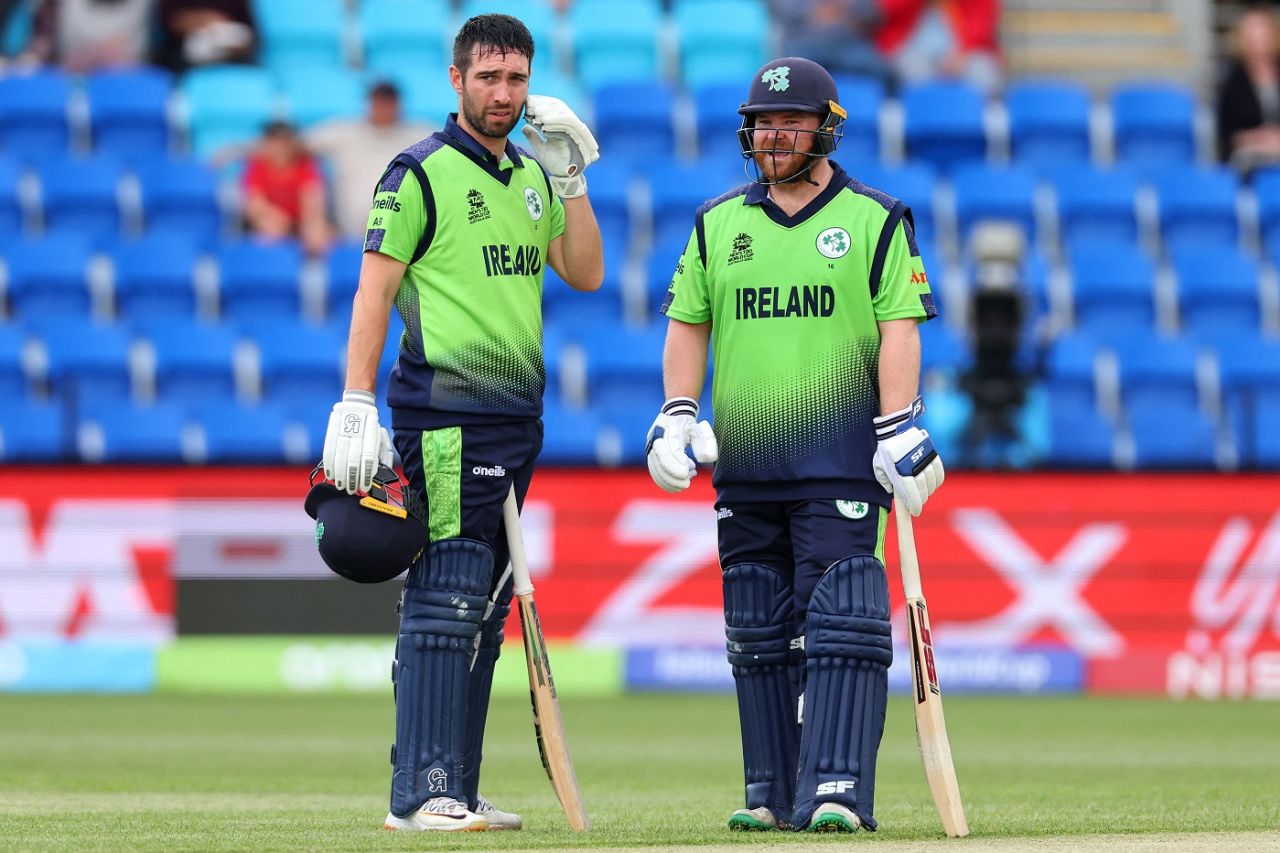 Andy Balbirnie and Paul Stirling set up Ireland's chase with a powerful stand, Ireland vs West Indies, ICC Men's T20 World Cup, Hobart, October 21, 2022