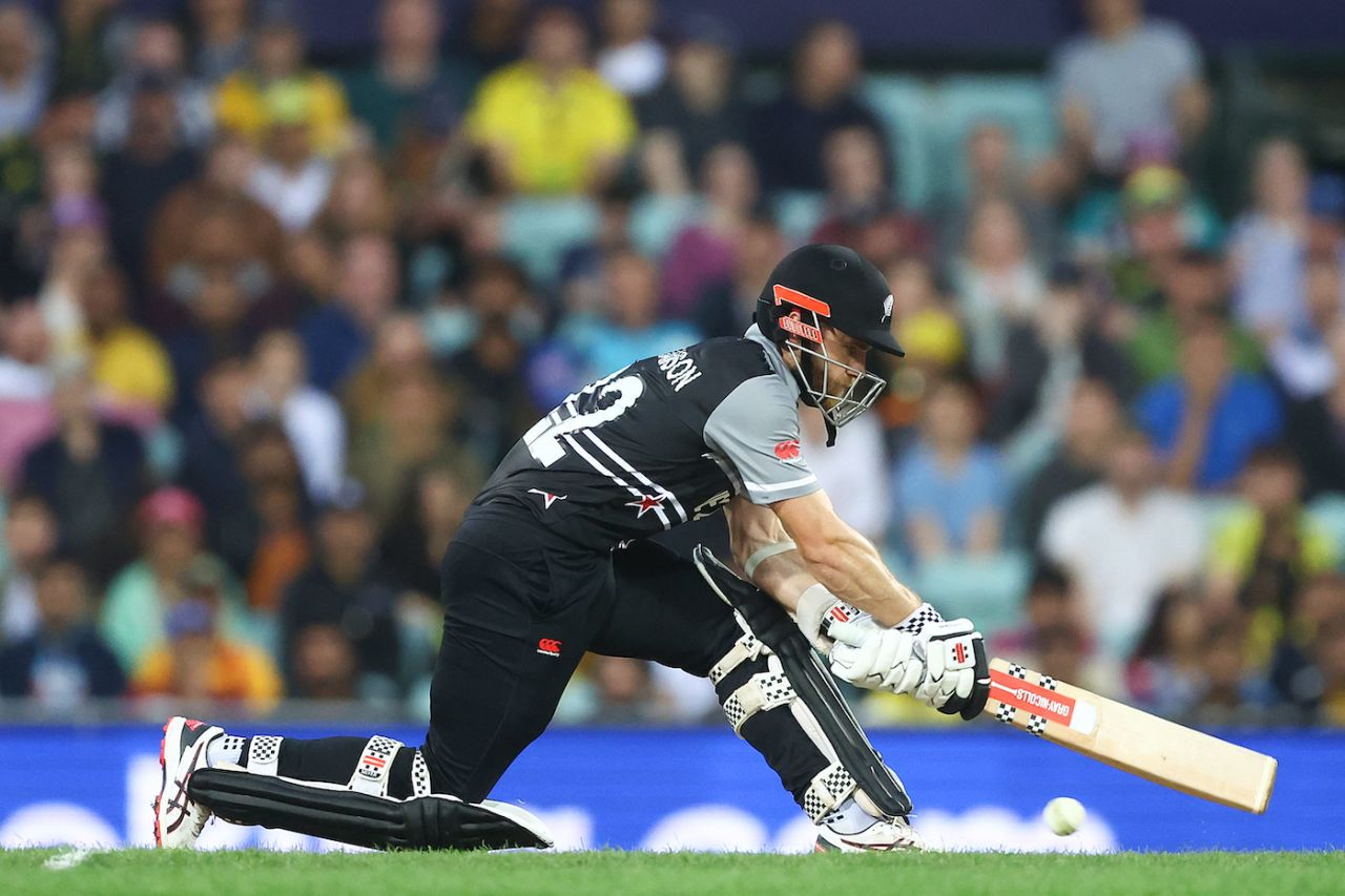 Kane Williamson got out playing the reverse sweep, Australia vs New Zealand, ICC Men's T20 World Cup 2022, Sydney, October 22, 2022