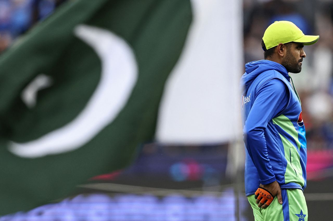 Babar Azam during Pakistan's warm-up, India vs Pakistan, Men's T20 World Cup 2022, Super 12s, MCG/Melbourne, October 23, 2022