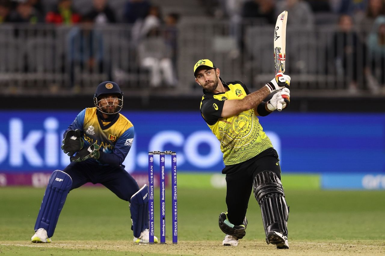 Glen Maxwell gave the Australia chase the much-needed impetus, Australia vs Sri Lanka, T20 World Cup, Perth, October 25, 2022