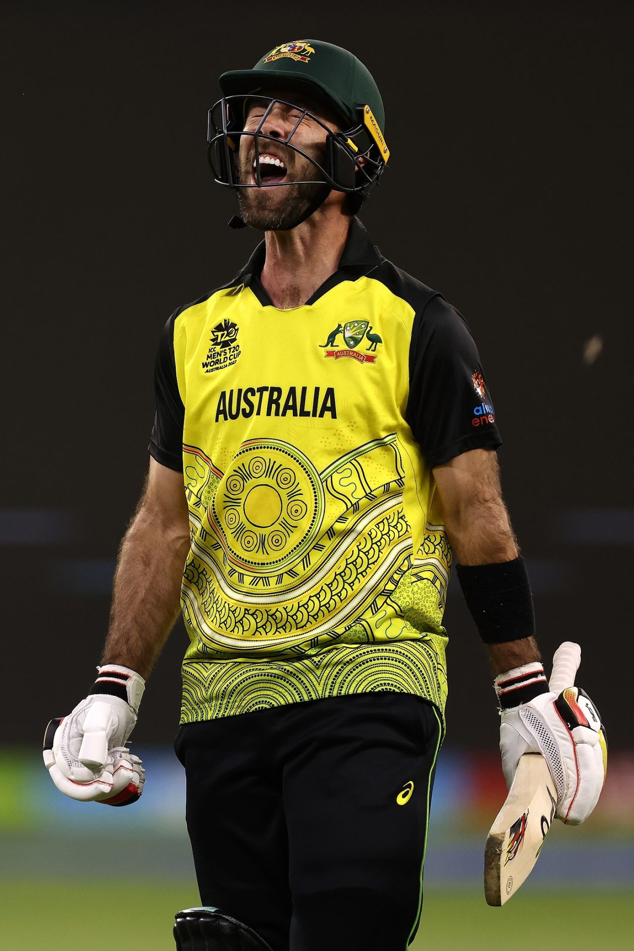 Glen Maxwell isn't a happy man after falling for a 12-ball 23, Australia vs Sri Lanka, T20 World Cup, Perth, October 25, 2022