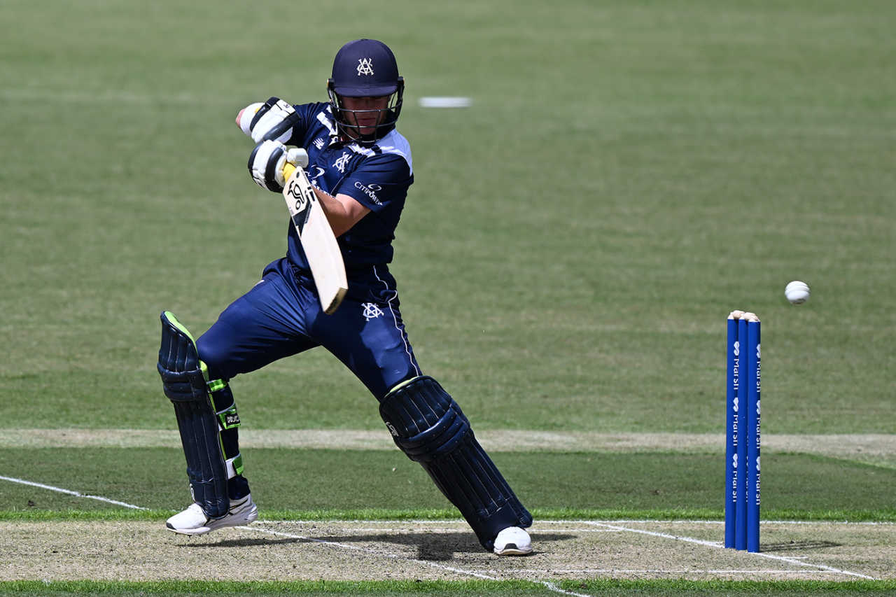 Marcus Harris dominated Victoria's innings, Tasmania vs Victoria, Marsh Cup, Launceston, October 26, 2022