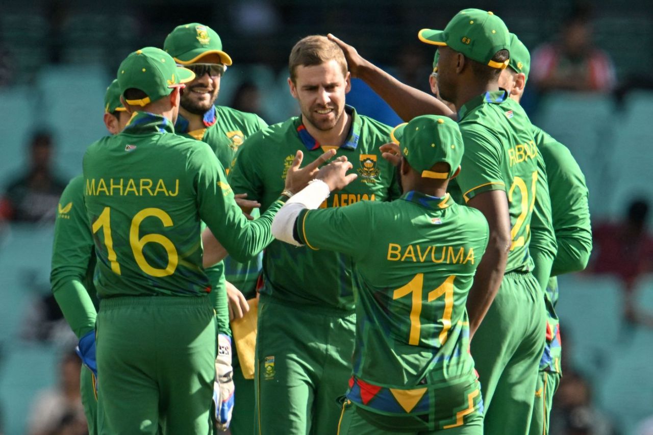 Anrich Nortje ran through the Bangladesh top order, Bangladesh vs South Africa, T20 World Cup, Sydney, October 27, 2022