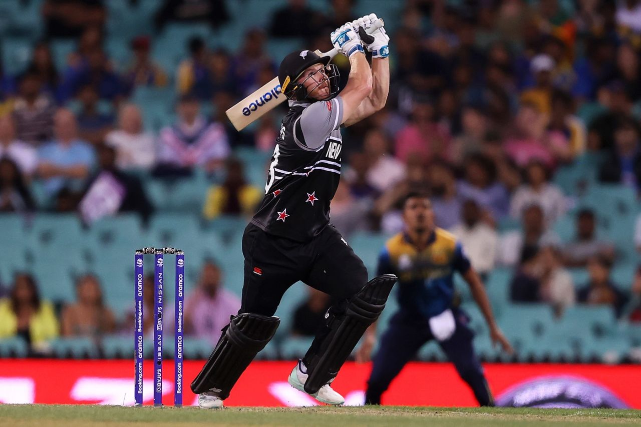 Glenn Phillips helped steady the ship for New Zealand, New Zealand vs Sri Lanka, Men's T20 World Cup, Group 1, Sydney, October 29, 2022
