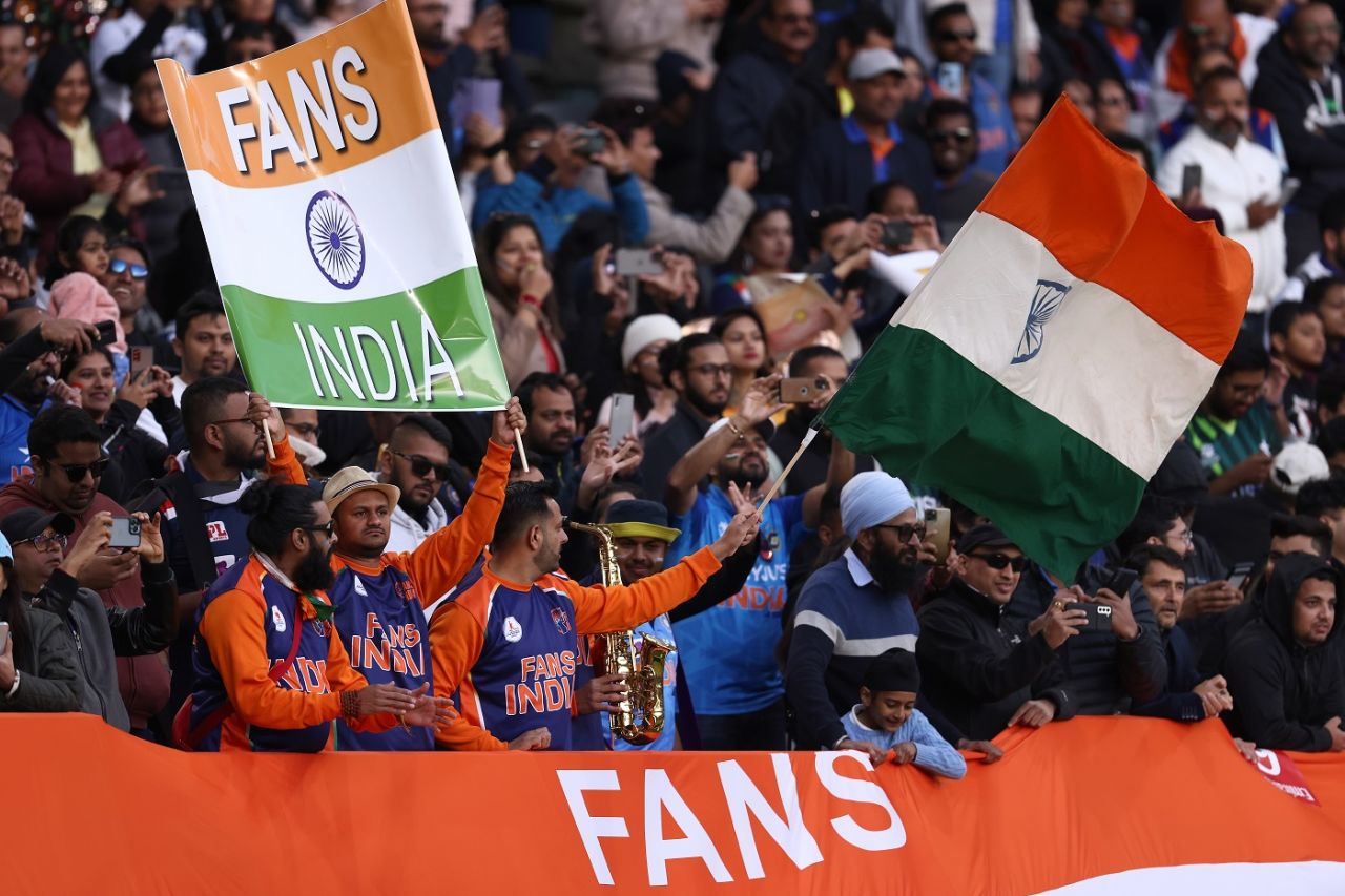 Indian fans at the Perth Stadium, India vs South Africa, Men's T20 World Cup 2022, Perth, October 30, 2022