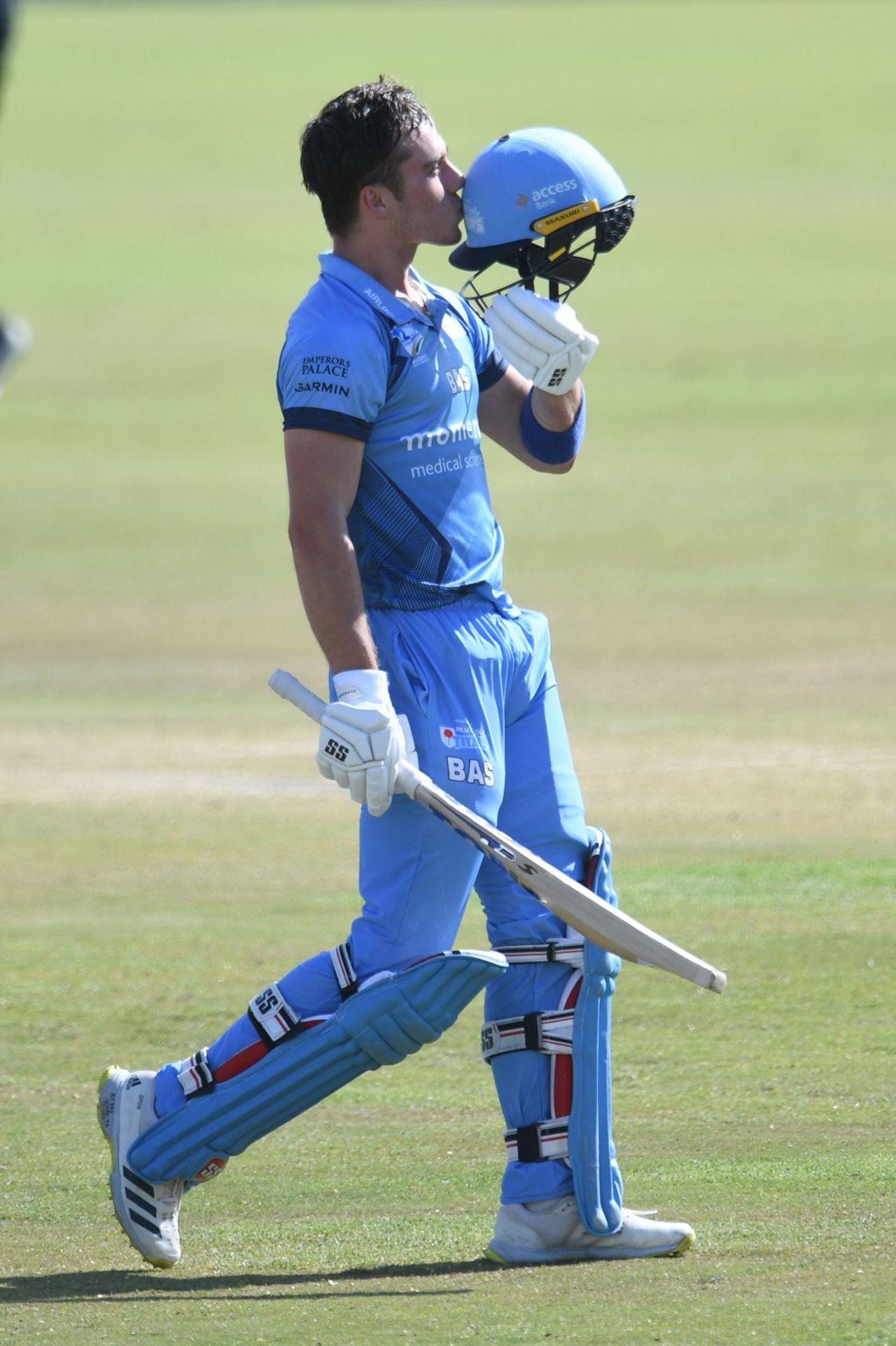 Dewald Brevis brought up a 35-ball ton, Titans vs Knights, CSA T20 Challenge, Potchefstroom, October 31, 2022