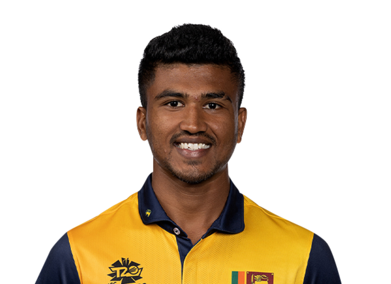 Dilshan Madushanka, player page headshot cutout 2022