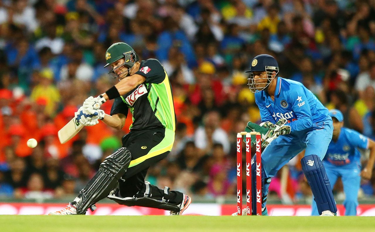 Shane Watson made an unbeaten 124, Australia v India, 3rd T20I, Sydney, January 31, 2016