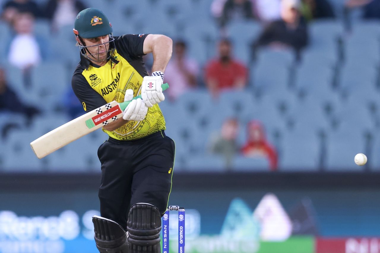 Mitchell Marsh made a 29-ball 45, Afghanistan vs Australia, ICC Men's T20 World Cup 2022, Adelaide, November 4, 2022