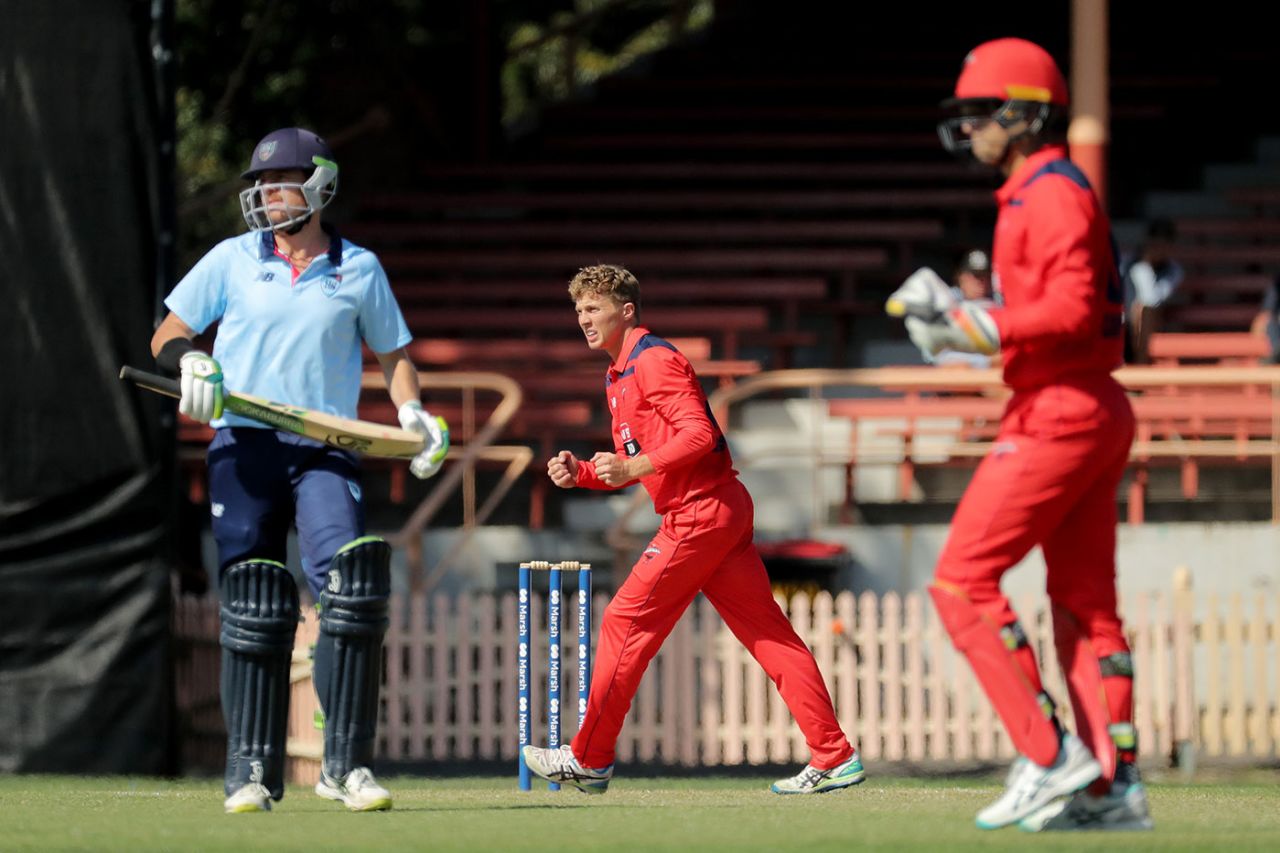Nathan McSweeney produced a fantastic all-round display, New South Wales vs South Australia, Marsh Cup, North Sydney Oval, November 5, 2022