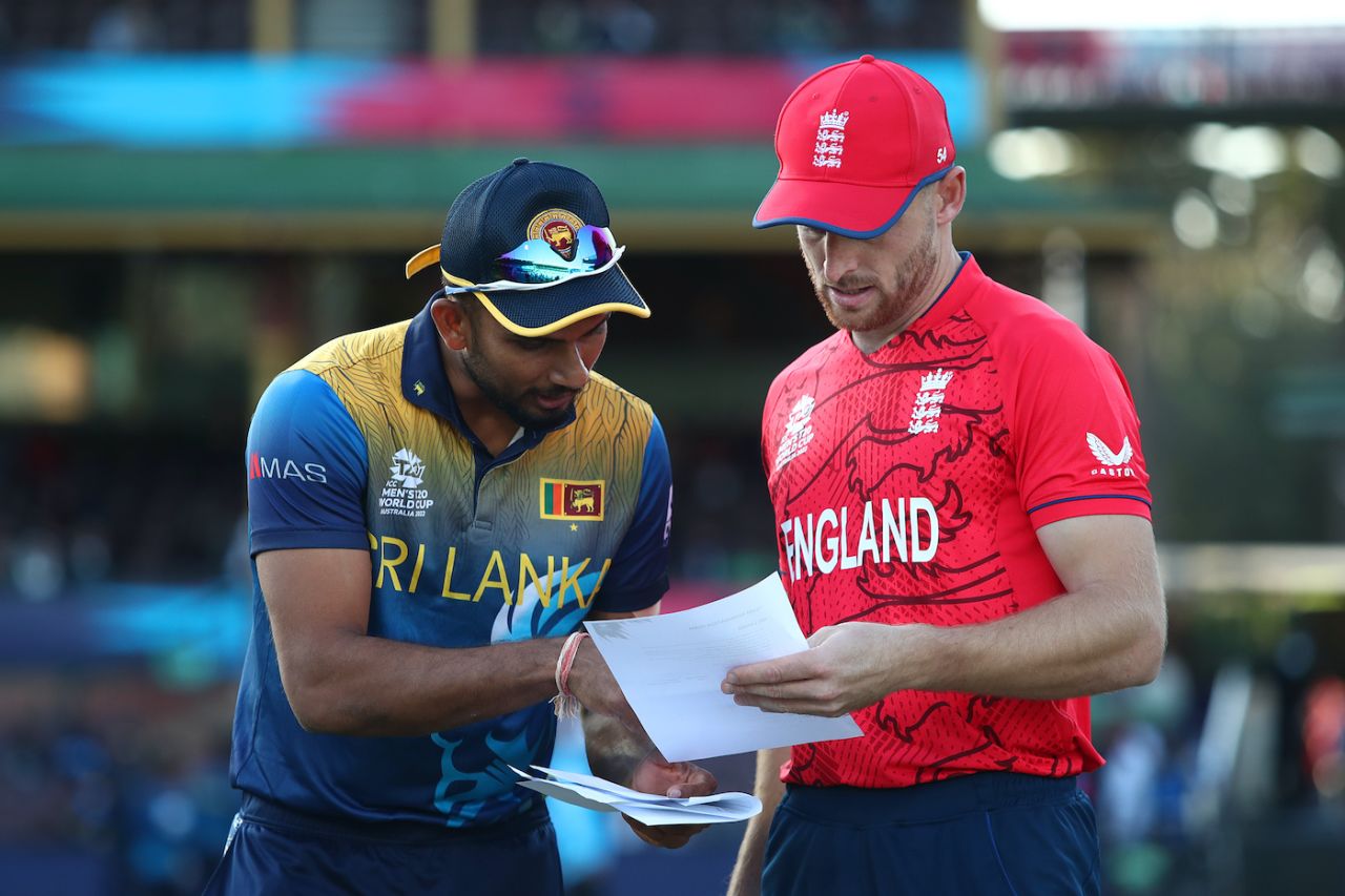 Who's playing? Jos Buttler and Dasun Shanaka let each other know, England vs Sri Lanka, ICC Men's T20 World Cup 2022, Sydney, November 5, 2022
