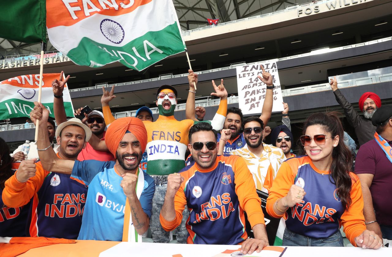 Indian fans turned up in big numbers, as usual, England vs India, T20 World Cup semi-final, Adelaide, November 10, 2022
