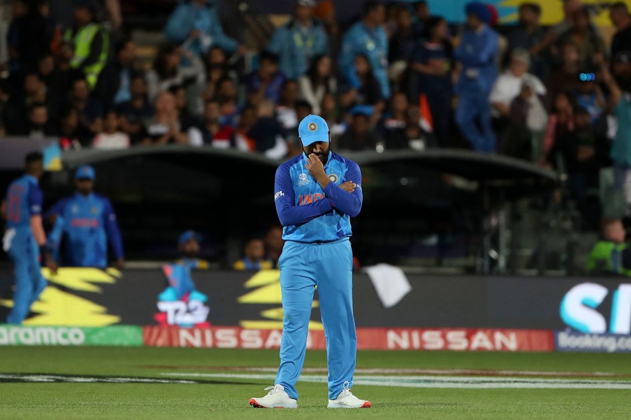 Rohit Sharma was left a dejected figure as England hammered India by ten wickets, England vs India, Men's T20 World Cup 2022, 2nd semi-final, Adelaide, November 10, 2022