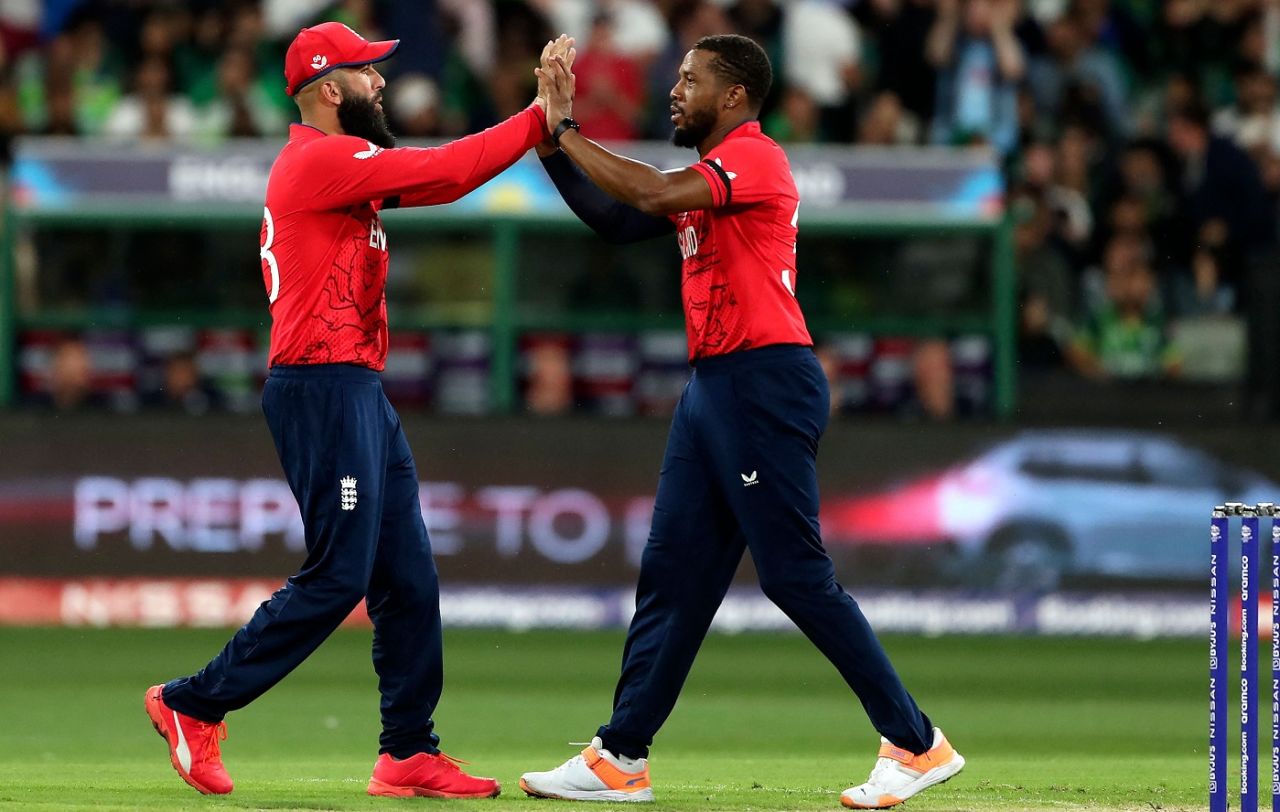 Chris Jordan varied his pace and lengths to return a couple of wickets, England vs Pakistan, Men's T20 World Cup 2022, Final, Melbourne, November 13, 2022