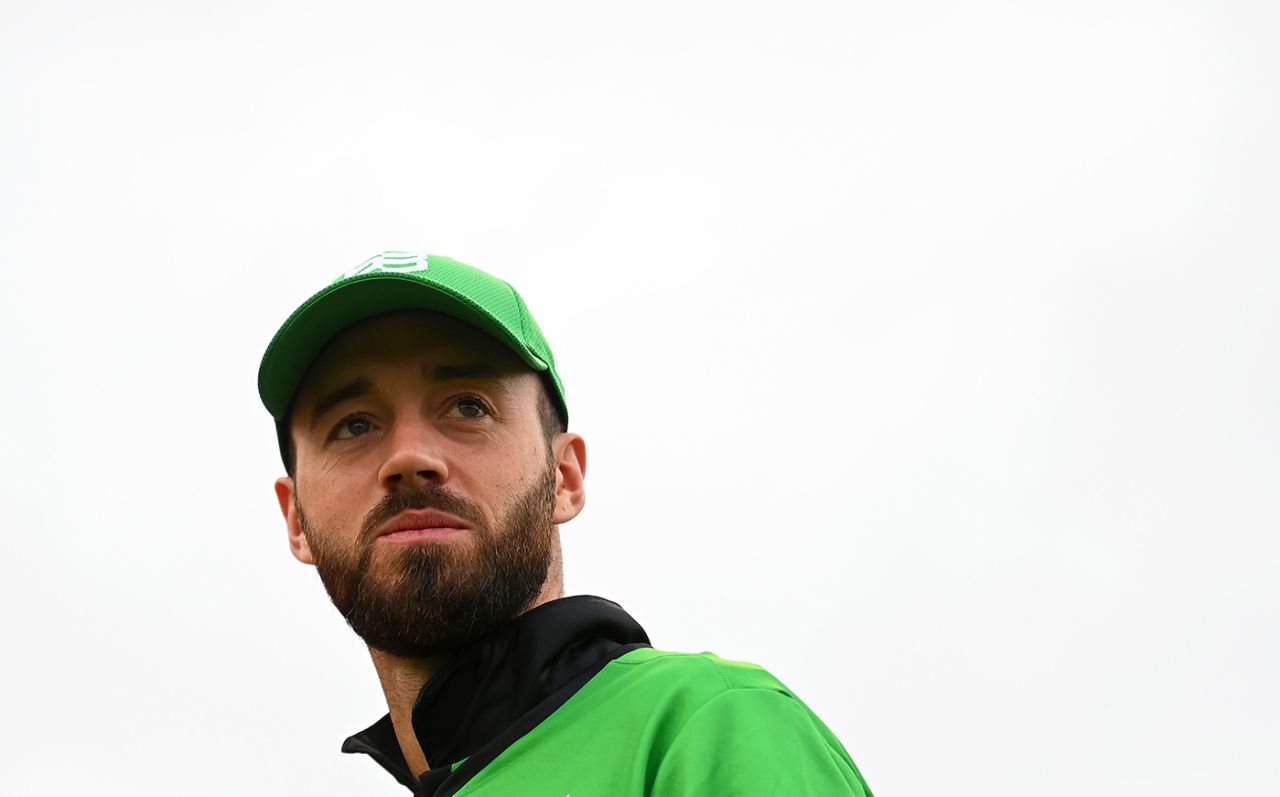 James Vince looks on before the toss, Welsh Fire vs Southern Brave, The Hundred Men's, Cardiff, August 22, 2022