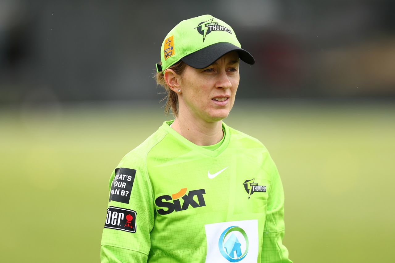 Rachael Haynes looks on, WBBL, Melbourne Stars vs Sydney Thunder, Ballarat, October 31, 2022

