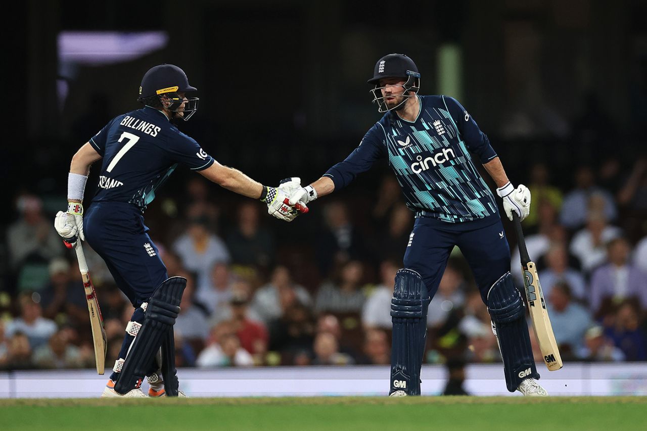 Sam Billings and James Vince put on a century stand, Australia vs England, 2nd ODI, Sydney, November 19, 2022