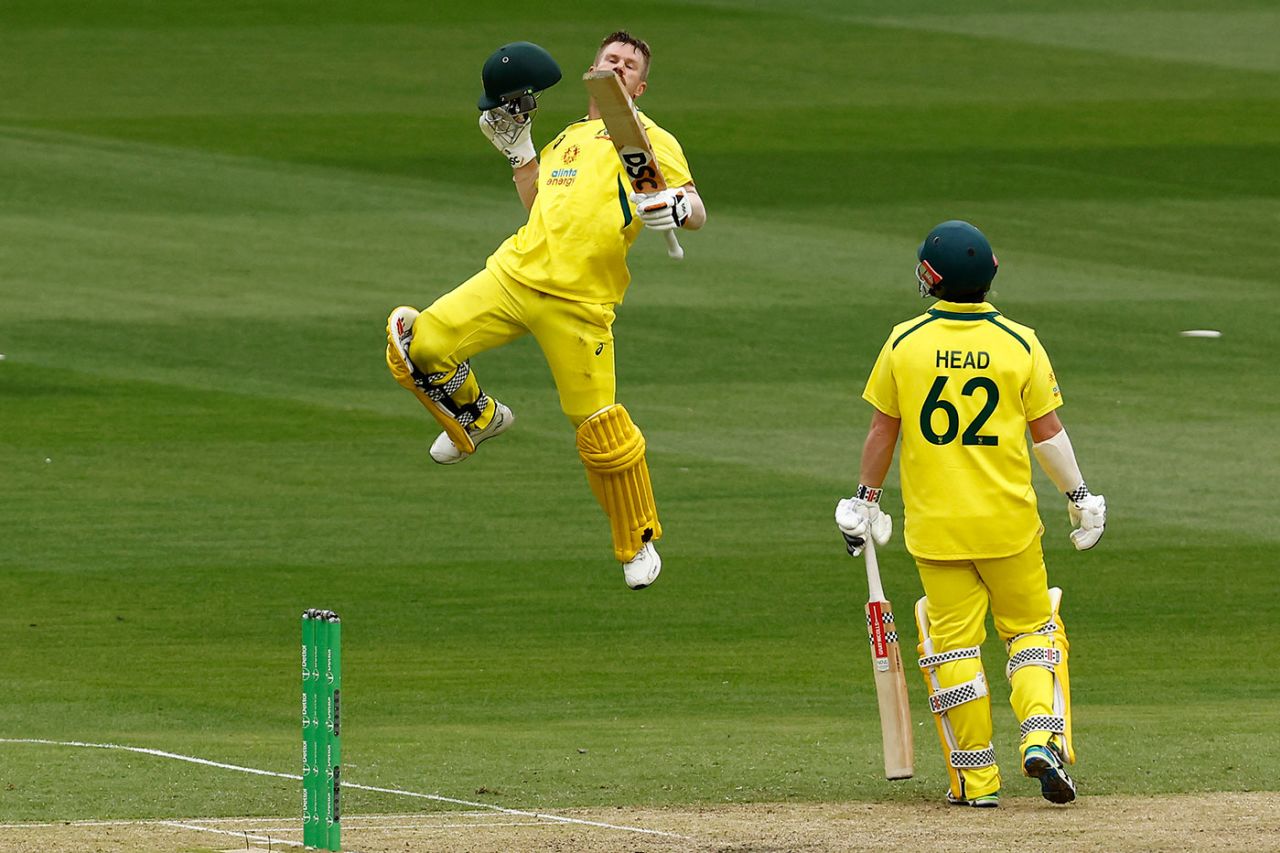 David Warner had the chance to bring out the trademark leap, Australia vs England, 3rd ODI, Melbourne, November 22, 2022